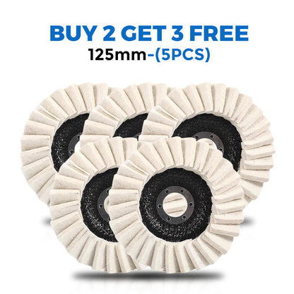 🧰BUY 2 GET 3 FREE🔧 Achieve A Mirror Finish –Wool Felt Flap Polishing Disc
