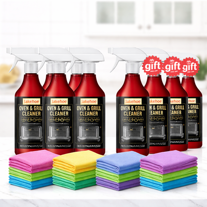 🧼 BUY 2 GET 1 FREE! ✨ Oven & Grill Cleaner Spray – Dissolves Grease in 5 Mins, No Scrubbing & Eliminates Odors 🔥  21 Reviews 4