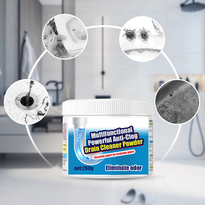 ⚡30K+ SOLD!Powerful Dissolving Deodorizing Floor Drain Cleaner Powder for Pipe Clearing