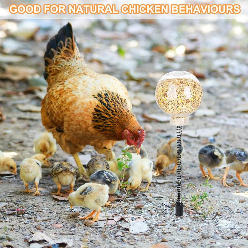 🔥HOT SALE 50% OFF🔥-Chicken Peck Toy, Chicken Swing Feeder, Chick Slow Feeder Toy (2 Pack)