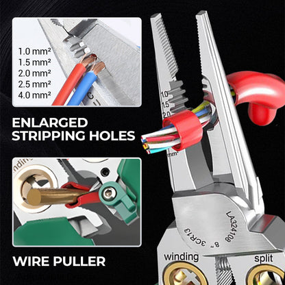 💥LAST DAY HOT SALE: 50% OFF🔥8-in-1 Multi-Functional Wire Stripper Scissors With Electrical Test