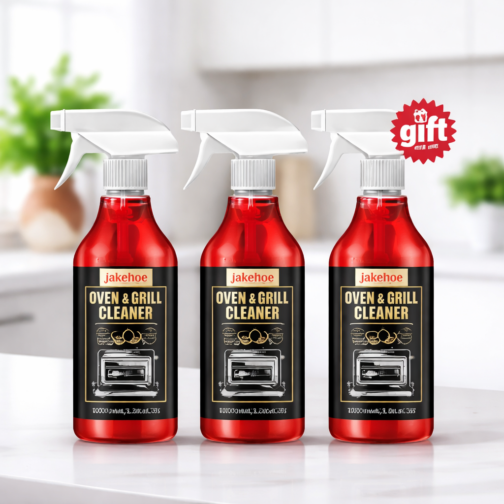 🧼 BUY 2 GET 1 FREE! ✨ Oven & Grill Cleaner Spray – Dissolves Grease in 5 Mins, No Scrubbing & Eliminates Odors 🔥  21 Reviews 4