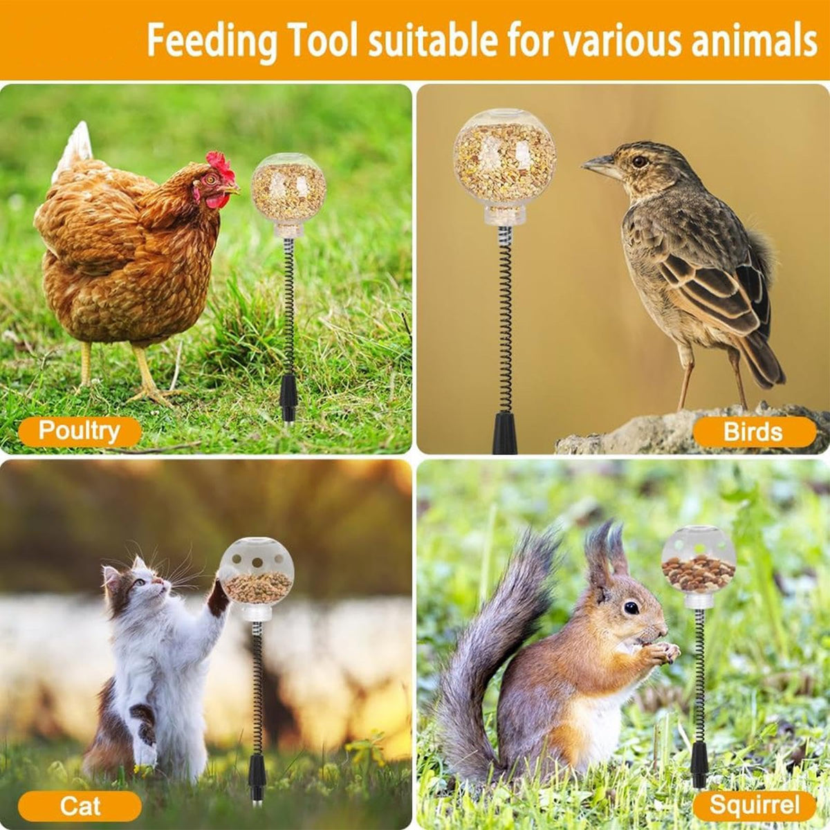 🔥HOT SALE 50% OFF🔥-Chicken Peck Toy, Chicken Swing Feeder, Chick Slow Feeder Toy (2 Pack)