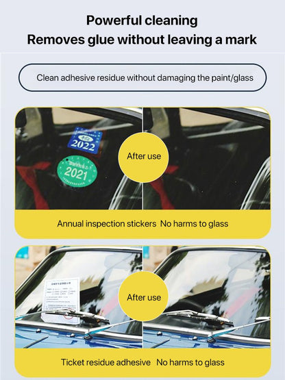 Multi-functional instant label and sticker remover wipes