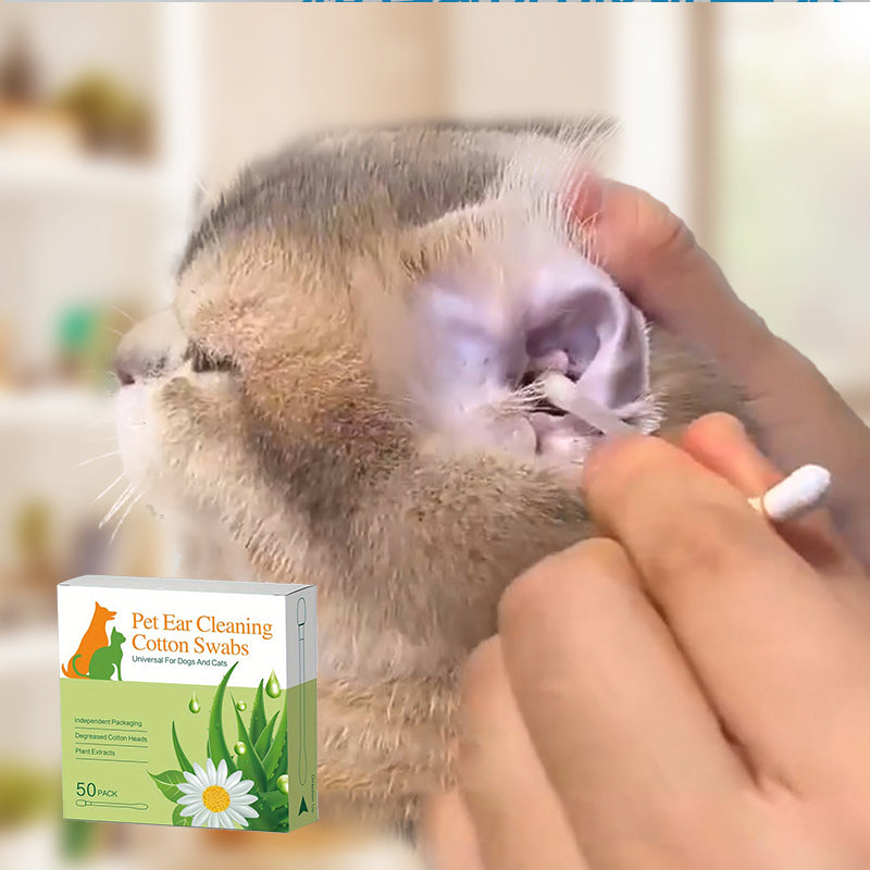 Gentle Pet Ear Cleaning Liquid Swabs