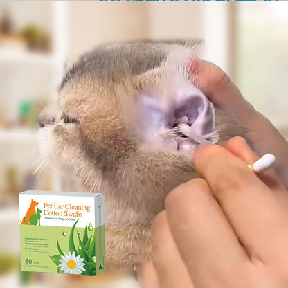 Gentle Pet Ear Cleaning Liquid Swabs