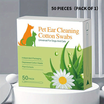 Gentle Pet Ear Cleaning Liquid Swabs