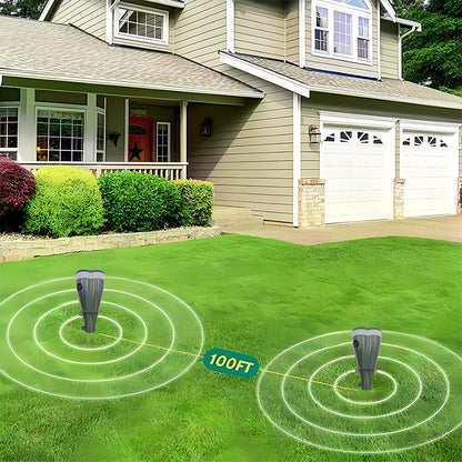 🌸Spring Sale 57% OFF☘️Outdoors Solar Powered Waterproof Screw Mole Repellent