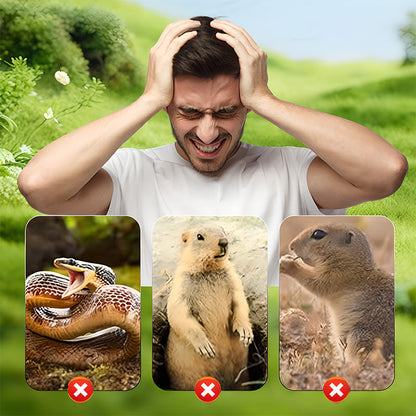 🌸Spring Sale 57% OFF☘️Outdoors Solar Powered Waterproof Screw Mole Repellent