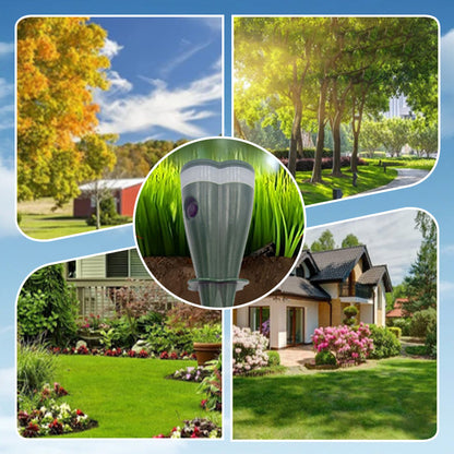 🌸Spring Sale 57% OFF☘️Outdoors Solar Powered Waterproof Screw Mole Repellent