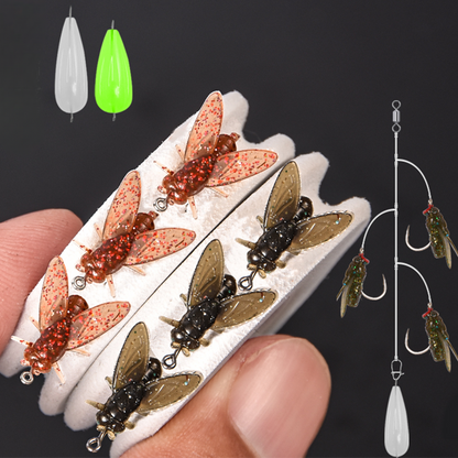 🔥Hot Sale 50% Off💥Multi-Hook Artificial Fly Fishing Lure Set