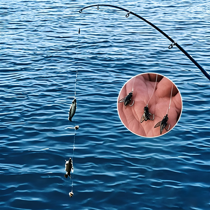 🔥Hot Sale 50% Off💥Multi-Hook Artificial Fly Fishing Lure Set