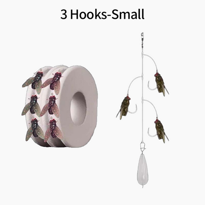 🔥Hot Sale 50% Off💥Multi-Hook Artificial Fly Fishing Lure Set
