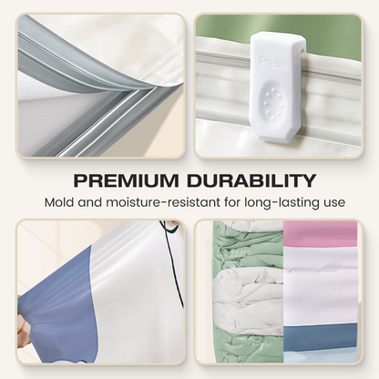⏳ Limited-Time Sale 🔥Buy 1 Get 1 Free   Pump-Free Vacuum Compression Bags, Large Size