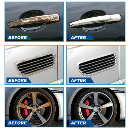 🚗 50% OFF NOW! ⚙️ Car Rust Remover Spray – Dissolves Iron Particles, Safe on Paint & Easy Application 🧽