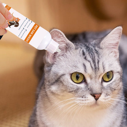 🎁 BUY 2 GET 1 FREE! ✨ Pet Ear Cleaner – Gentle Aloe Formula for Dogs & Cats, Prevents Infections & Odor 🌿👂
