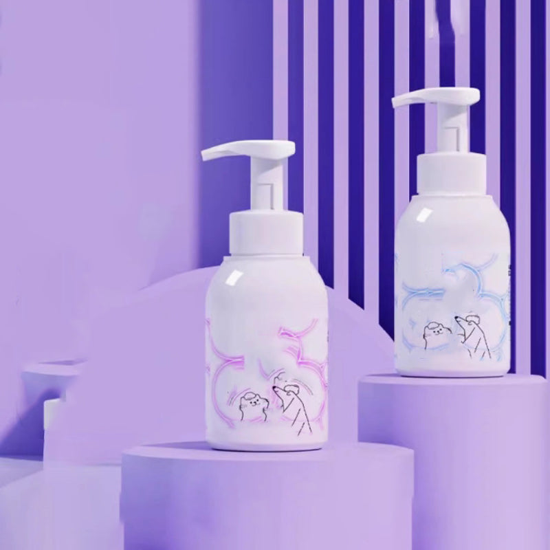 Rinse-Free Pet Shampoo Foam – Natural Ingredients, Antibacterial & Non-Irritating (Stress-Free Bathing for Dogs & Cats!)