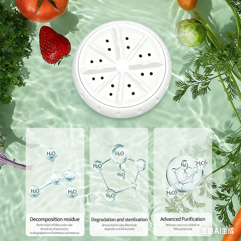 🍎 50% OFF NOW! 🥬 Effortless Vortex Fruit & Vegetable Washer – Removes Pesticides, BPA-Free & Easy-Clean Design 💧