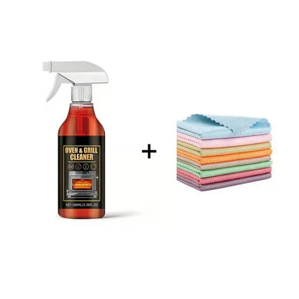 🧼 BUY 2 GET 1 FREE! ✨ Oven & Grill Cleaner Spray – Dissolves Grease in 5 Mins, No Scrubbing & Eliminates Odors 🔥  21 Reviews 4