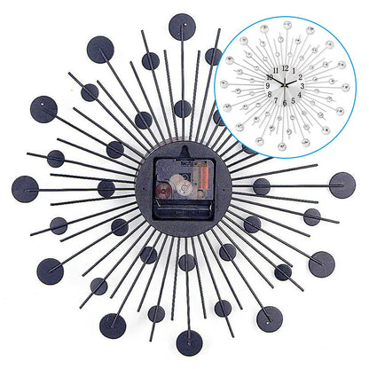 ✨🕰️ 50% off ⚡ Creative Rhinestone Wall Clock – Silent, Minimalist Luxury for Living Room, Dining & Entryway! 💎🏡