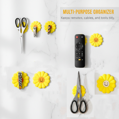 Magnetic Sunflower Wall Mount Holder