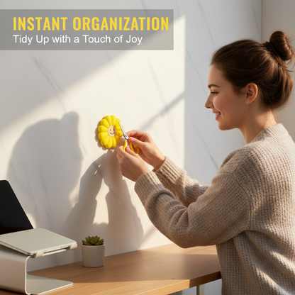 Magnetic Sunflower Wall Mount Holder