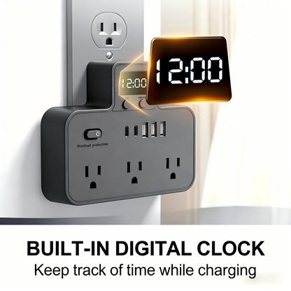 Multi-Port Outlet Extender with USB Ports