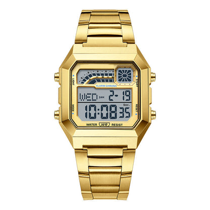 🔥Hot Sale Deals-Unisex-Digitaluhr mit quadratischem Display und Leuchtanzeige