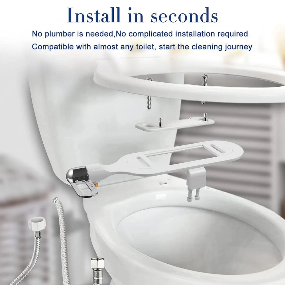 Bathroom Non Electric Dual Nozzle Bidet Toilet Washer Bidet Hygienic Self Washing Bidet
