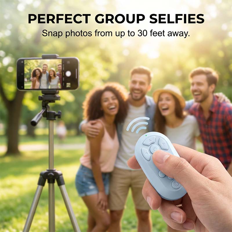 Handheld Bluetooth Remote for Short Videos