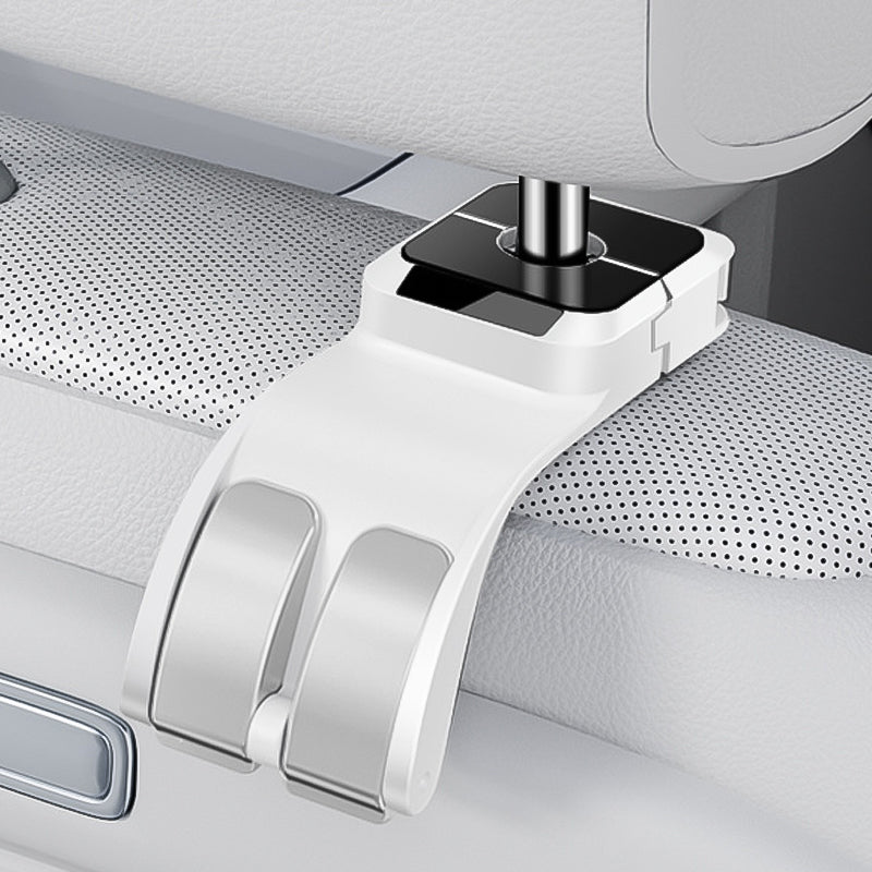 Heavy-Duty Retractable Car Seat Organizer Hook