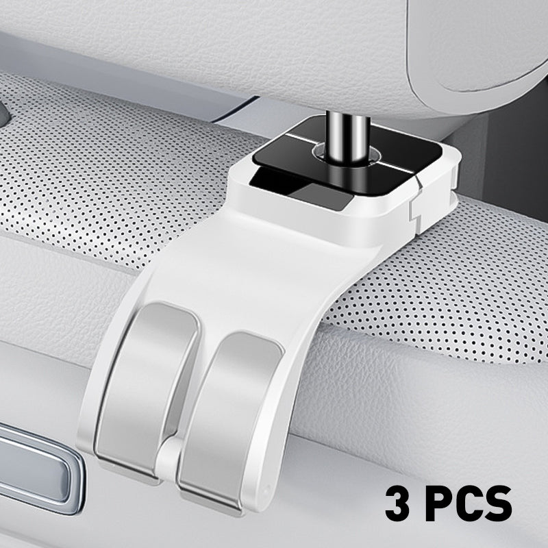 Heavy-Duty Retractable Car Seat Organizer Hook