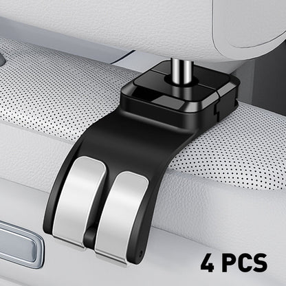 Heavy-Duty Retractable Car Seat Organizer Hook