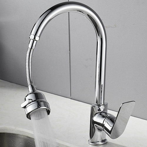 🚿💧 Extended kitchen faucet with a 360° swivel spray head – flexible rinsing & easy cleaning 💦✨ Experience kitchen convenience today!
