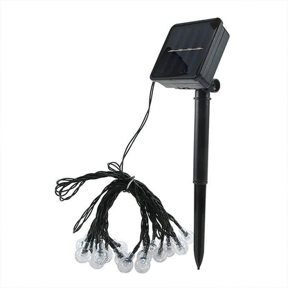 Waterproof Bubble Solar String Lights for Patio