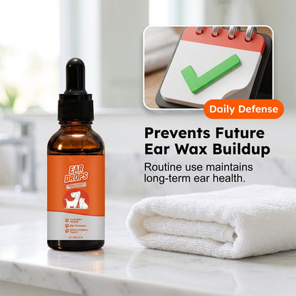 Natural Dog & Cat Ear Drop for Itching & Wax Build-Up