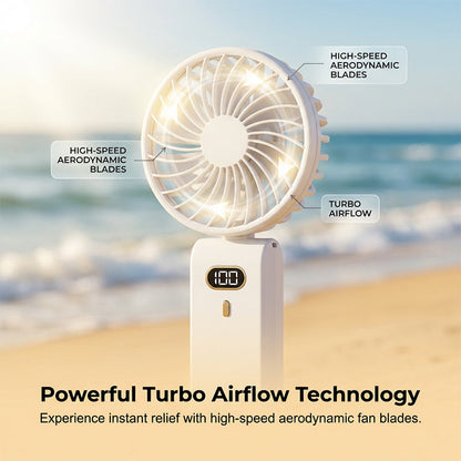 USB Rechargeable Mini Fan with Adjustable Speeds