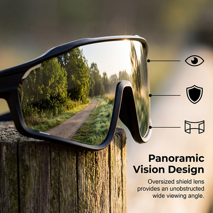 🕶️ 50% OFF NOW! 🚴 Photochromic Sports Glasses – Smart Light Adaptation & Windproof – Panoramic cycling goggles & anti-slip running eyewear 🏃