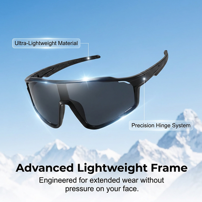 🕶️ 50% OFF NOW! 🚴 Photochromic Sports Glasses – Smart Light Adaptation & Windproof – Panoramic cycling goggles & anti-slip running eyewear 🏃