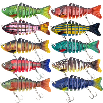 Multi-Segmented Bionic Swimming Fishing Lure