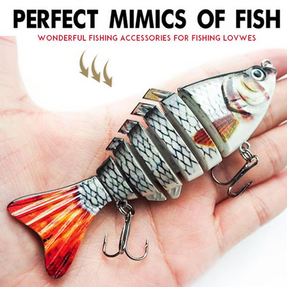 Multi-Segmented Bionic Swimming Fishing Lure