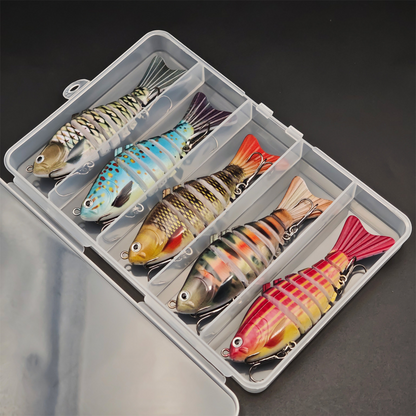 Multi-Segmented Bionic Swimming Fishing Lure