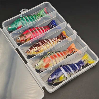 Multi-Segmented Bionic Swimming Fishing Lure