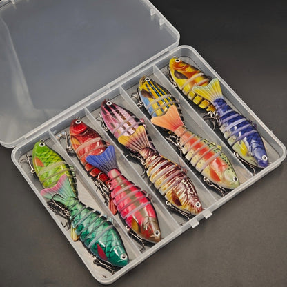 Multi-Segmented Bionic Swimming Fishing Lure