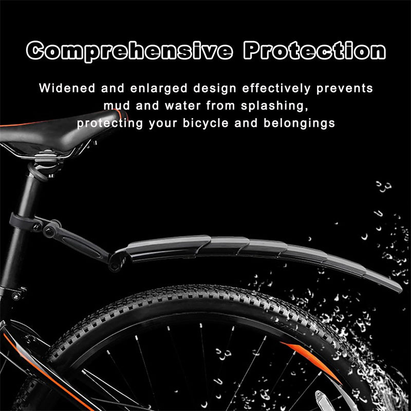🚲 49% OFF NOW ! ⚡ Retractable & Adjustable Bicycle Mudguard Set – Universal Fit, Sturdy & Splash-Proof Design 💨