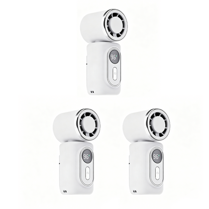 🔥Portable Clip-On Fan with LED Display!🌬️ Lightweight & strong wind, LED shows battery clearly. Clip anywhere, stay cool all day—super handy!