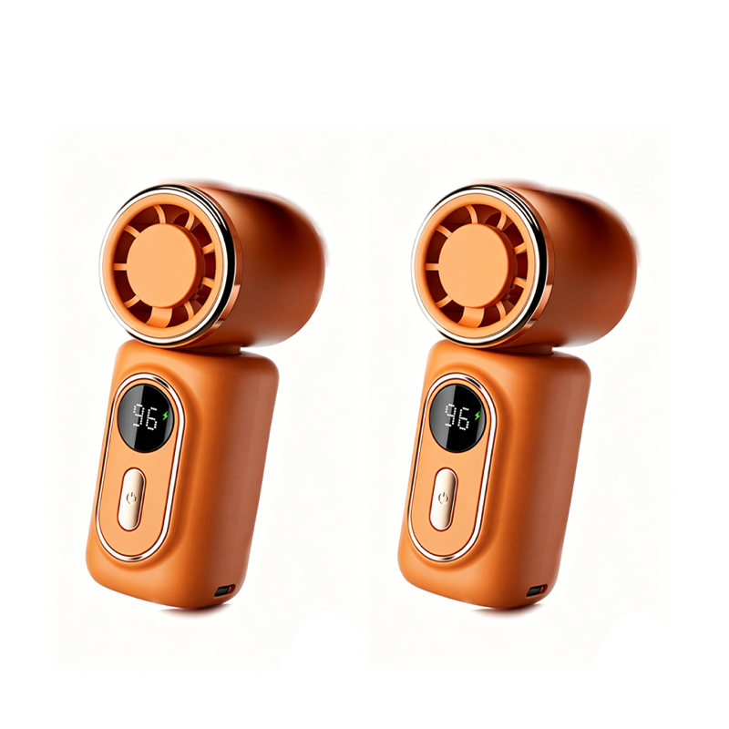 🔥Portable Clip-On Fan with LED Display!🌬️ Lightweight & strong wind, LED shows battery clearly. Clip anywhere, stay cool all day—super handy!