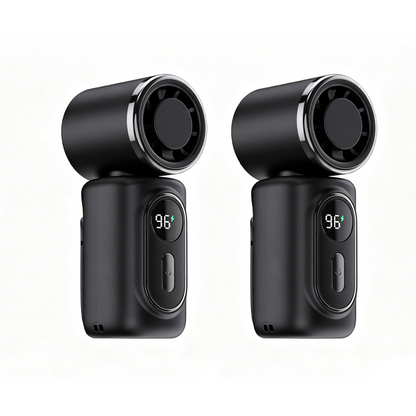 🔥Portable Clip-On Fan with LED Display!🌬️ Lightweight & strong wind, LED shows battery clearly. Clip anywhere, stay cool all day—super handy!