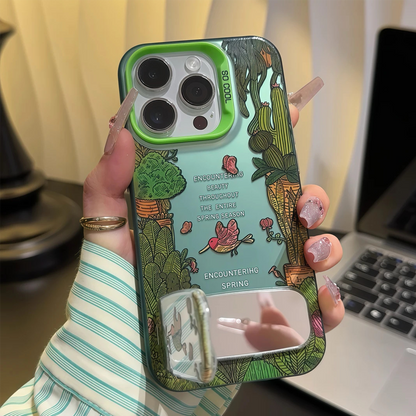 Encountering Spring Phone Case with Kickstand