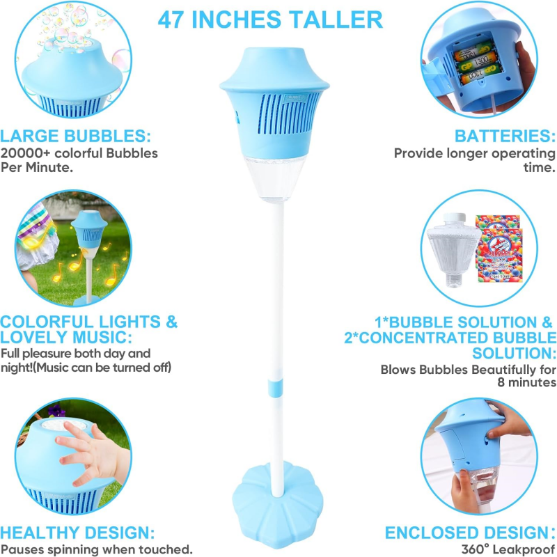 🎈60% OFF and  Free shipping NOW ! ⚡ Automatic Handheld Bubble Machine for Kids – One-Touch Operation, Rich Bubbles & Portable Design
